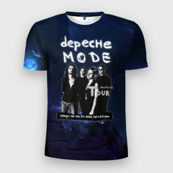 Мужская футболка 3D Slim Depeche Mode - Devotional тур