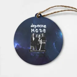 Деревянная игрушка круг Depeche Mode - Devotional тур