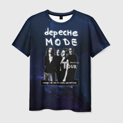Мужская футболка 3D Depeche Mode - Devotional тур