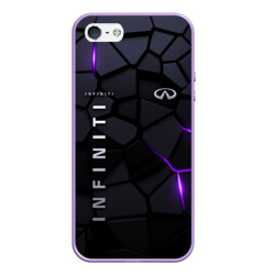 Чехол для iPhone 5/5S матовый Infiniti - плиты с эффектом свечения