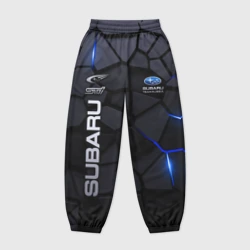 Женские джоггеры оверсайз 3D Subaru - плиты с эффектом свечения