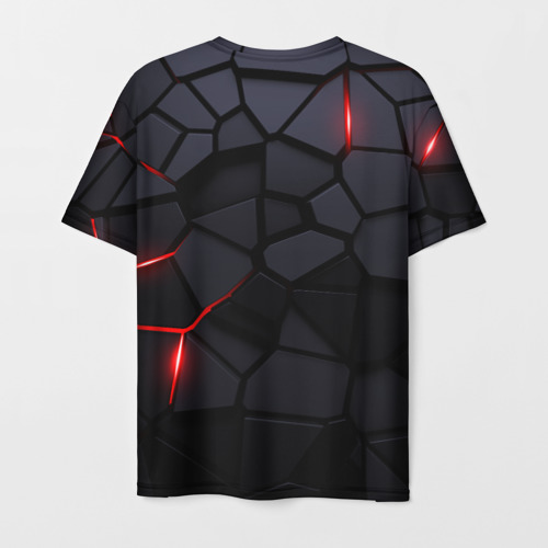 Мужская футболка 3D Tesla - плиты с эффектом свечения, цвет 3D печать - фото 2