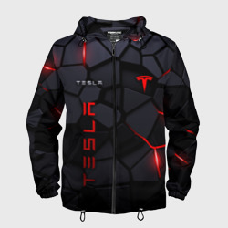 Мужская ветровка 3D Tesla - плиты с эффектом свечения