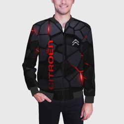 Мужской бомбер 3D Citroen - плиты с эффектом свечения - фото 2