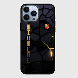 Чехол для iPhone 13 Pro Max Porsche - плиты с эффектом свечения