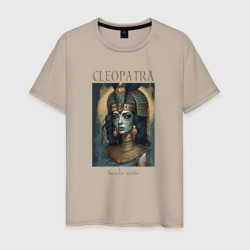 Мужская футболка хлопок Клеопатра царица Египта