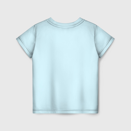 Детская футболка 3D Лама - альпака в венке с цветами, цвет 3D печать - фото 2
