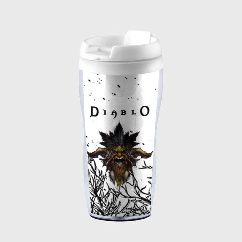 Термокружка-непроливайка Diablo demon 2023, цвет белый