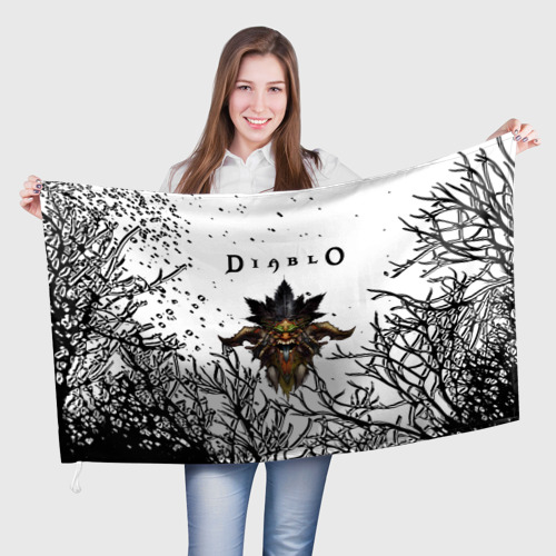 Флаг 3D Diablo demon 2023