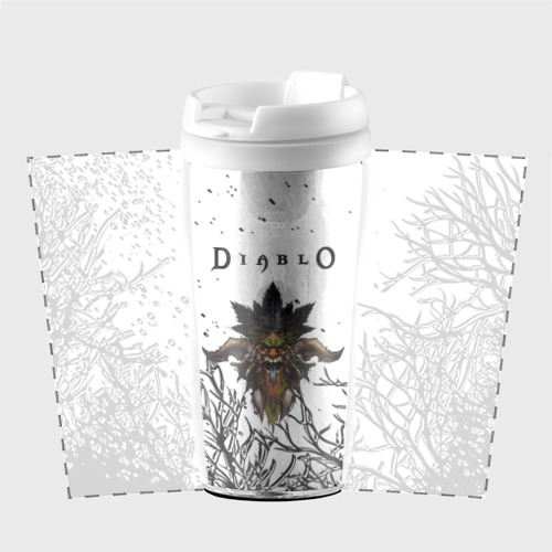 Термокружка-непроливайка Diablo demon 2023, цвет белый - фото 2