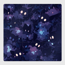 Магнитный плакат 3Х3 Фиолетовые котики