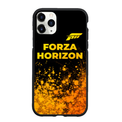 Чехол для iPhone 11 Pro Max матовый Forza Horizon - gold gradient посередине