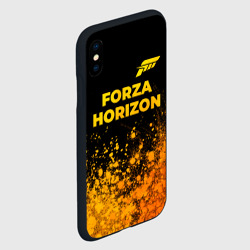 Чехол для iPhone XS Max матовый Forza Horizon - gold gradient посередине - фото 2