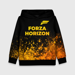 Детская толстовка 3D Forza Horizon - gold gradient посередине