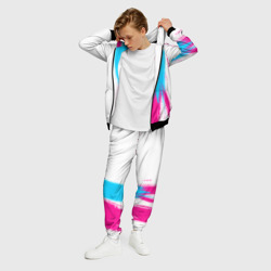 Мужской костюм 3D Saints Row neon gradient style по-вертикали - фото 2