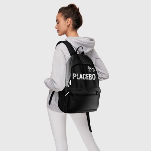 Рюкзак 3D Placebo glitch на темном фоне посередине - фото 5