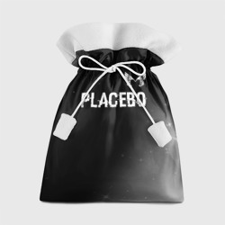 Подарочный 3D мешок Placebo glitch на темном фоне посередине