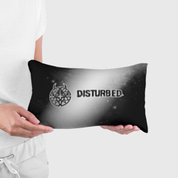 Подушка 3D антистресс Disturbed glitch на светлом фоне по-горизонтали - фото 2