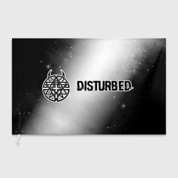 Флаг 3D Disturbed glitch на светлом фоне по-горизонтали