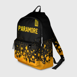 Рюкзак 3D Paramore - gold gradient посередине