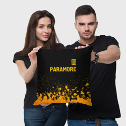 Подушка 3D Paramore - gold gradient посередине - фото 2