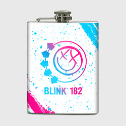 Фляга Blink 182 neon gradient style