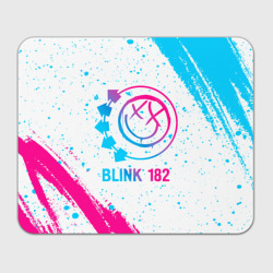 Прямоугольный коврик для мышки Blink 182 neon gradient style