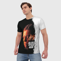 Мужская футболка 3D Убийцы цветочной луны персонажи - фото 2