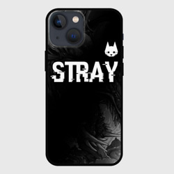 Чехол для iPhone 13 mini Stray glitch на темном фоне посередине