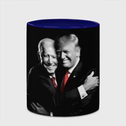 Кружка с полной запечаткой Трамп и Байден обнимаются - фото 2