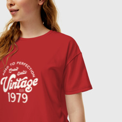 Женская футболка хлопок Oversize 1979 год - выдержанный до совершенства - фото 2