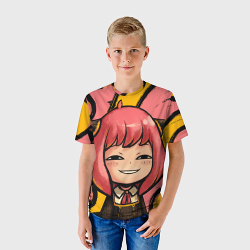 Детская футболка 3D Аня Форджер лицо крупное, цвет 3D печать - фото 3