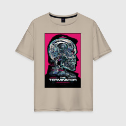 Женская футболка хлопок Oversize Terminator 1