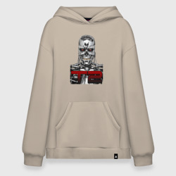 Худи SuperOversize хлопок Terminator 2 T800