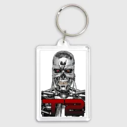 Брелок прямоугольный 35*50 Terminator 2 T800