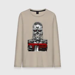 Мужской лонгслив хлопок Terminator 2 T800