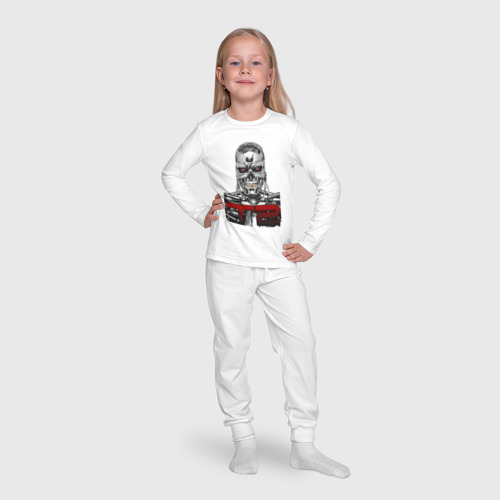 Детская пижама с лонгсливом хлопок с принтом Terminator 2 T800, фото #4