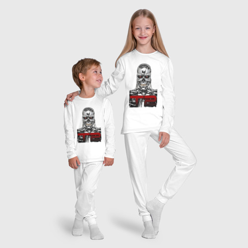 Детская пижама с лонгсливом хлопок с принтом Terminator 2 T800, фото #5