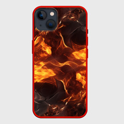 Дым  и огонь – Чехол для iPhone 14 Plus с принтом купить
