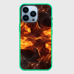 Дым  и огонь – Чехол для iPhone 14 Pro с принтом купить