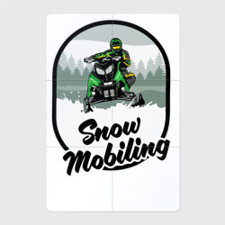 Магнитный плакат 2Х3 Snow mobiling