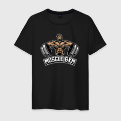 Мужская футболка хлопок Muscle gym