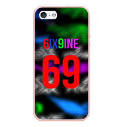 Чехол для iPhone 5/5S матовый 6ix9ine rap