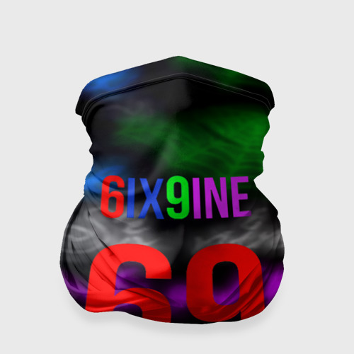 Бандана-труба 3D 6ix9ine rap, цвет 3D печать