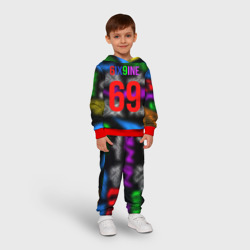 Детский костюм с толстовкой 3D 6ix9ine rap - фото 2