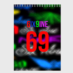 Скетчбук 6ix9ine rap