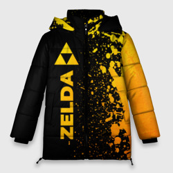 Женская зимняя куртка Oversize Zelda - gold gradient по-вертикали