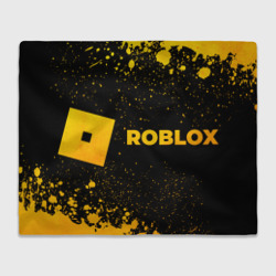 Roblox - gold gradient по-горизонтали – Плед 3D с принтом купить со скидкой в -14%