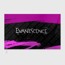 Флаг 3D Evanescence rock legends по-горизонтали