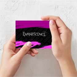 Поздравительная открытка Evanescence rock legends по-горизонтали - фото 2
